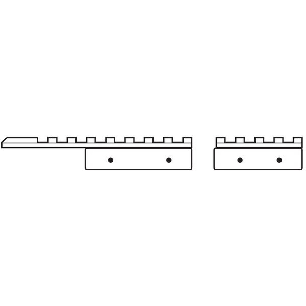 HAWKE Rail d'adaptation 11 mm, en 2 parties - Weaver