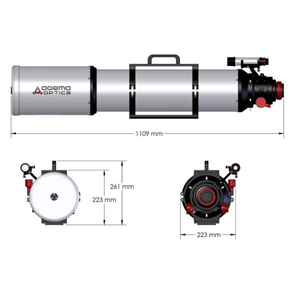 Lunette apochromatique Agema Optics AP 150/1200 SD 150 F8 OTA