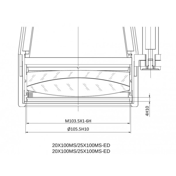 Jumelles APM MS 25x100