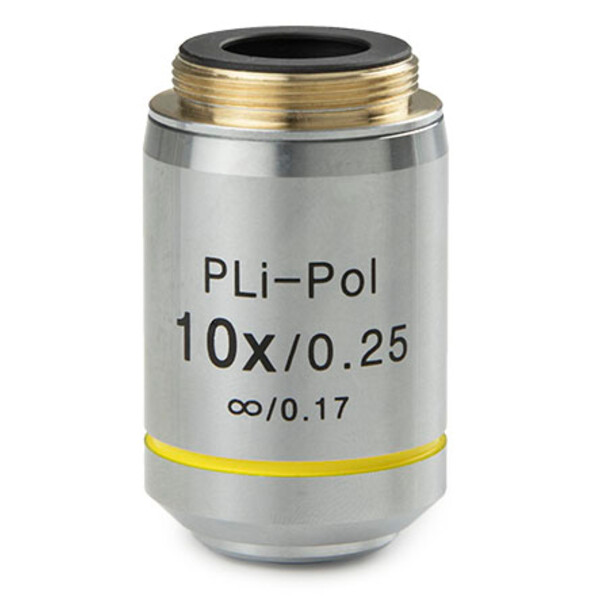 Objectif Euromex IS.7910-T, 10x/0.25, PLPOLi , plan, infinity, strain-free (iScope)