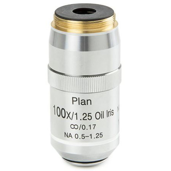 Objectif Euromex DX.7200-I, 100x/1,25 PLi S plan, infinity, oil, iris diaphragm w.d. 0,2 mm (Delphi-X)