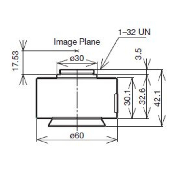 Evident Olympus Adaptateur U-TV0.5XC-3-8 monture C pour capteur