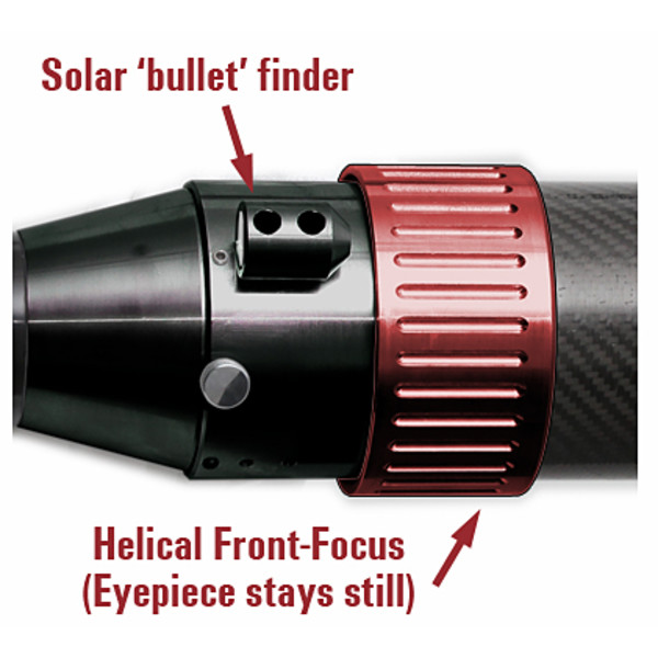 Télescope solaire DayStar OTA ST 60/930 SolarScout Carbon Chromosphère en H-Alpha