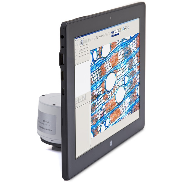 Caméra Optika TB-3WA color, CMOS, 1/2", 3.14 MP, USB 2.0, Tablet 10.1", 4 Core