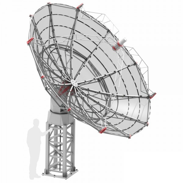 Radio2Space Radio télescope Spider 500A Advanced avec monture AZ GoTo résistant aux intempéries