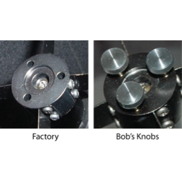 Bobs Knobs Vis à tête moletée pour miroir secondaire de Newton Skywatcher jusqu'à 12"