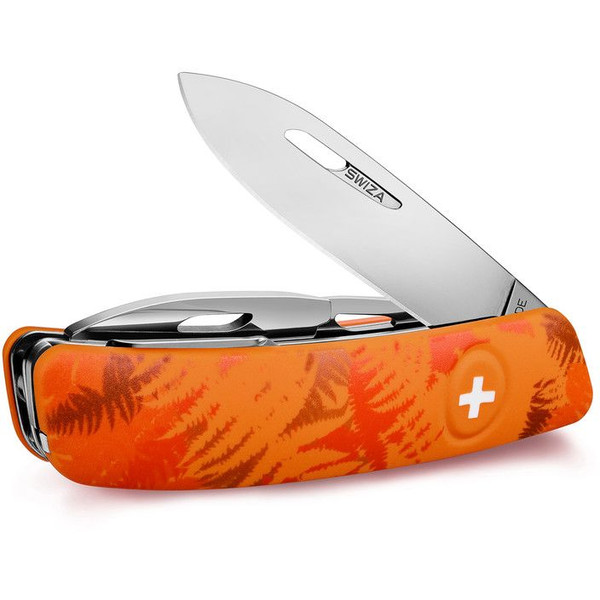 Couteaux SWIZA Couteau de poche suisse C03 FILIX Camo Farn Orange