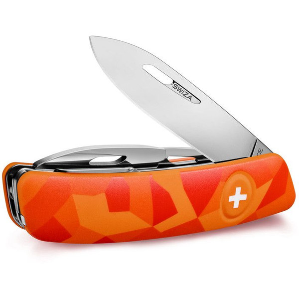 Couteaux SWIZA Couteau de poche suisse C03 LUECO Camo Urban Orange