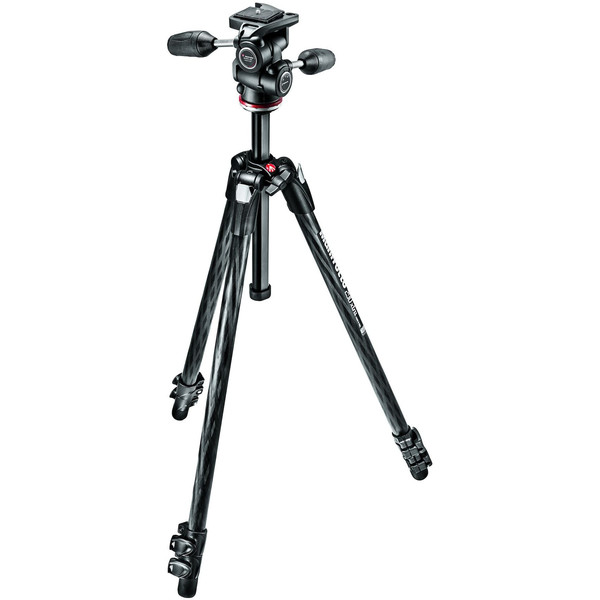 Trépied en carbone Manfrotto MK290XTC3-3W avec inclinaison à 3 voies