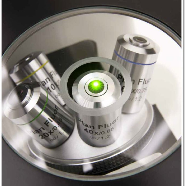 Optika Microscope IM-3FL4-EUIV, trino, invers, FL-HBO, Filtre B&G, IOS LWD U-PLAN F, 100x-400x, EU, IVD