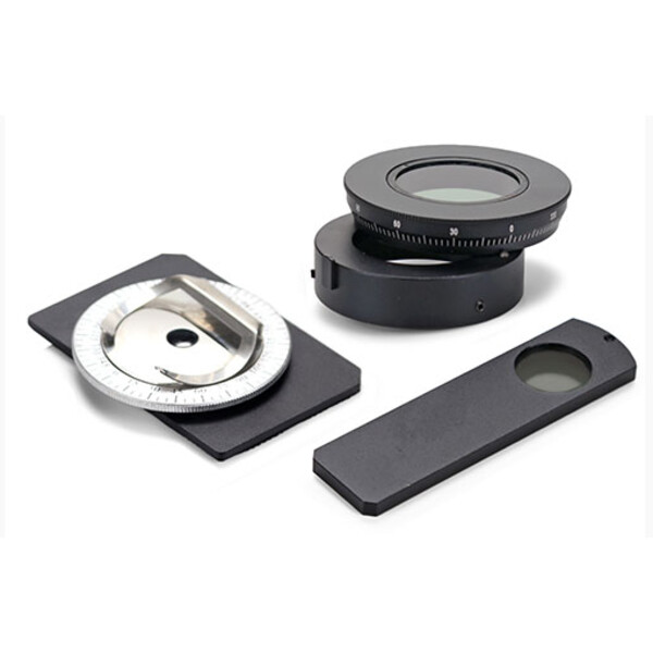 Euromex Kit de polarisation AE.5158, avec petite platine tournante pour platine à chariot croisé, (BioBlue, EcoBlue)