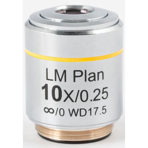 Objectif Motic LM PL, CCIS, LM, plan, achro, 10X/0.3, w.d.17.5mm (AE2000 MET)