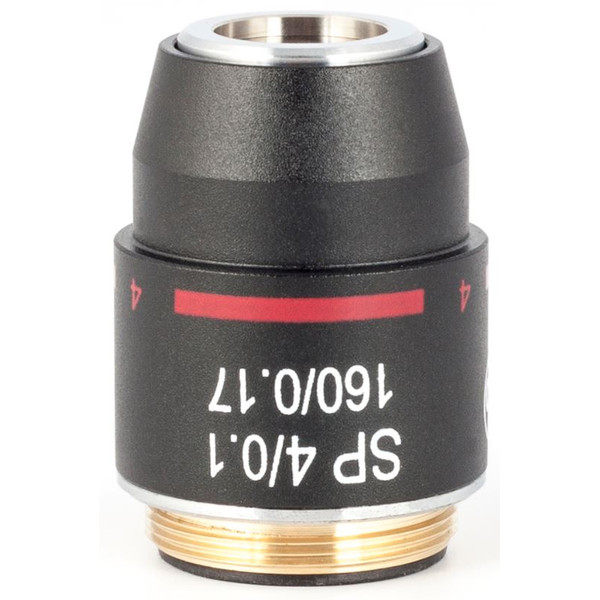 Objectif Motic SP semiplan achro, 4X/0.10 w.d.=17mm (RedLine200)