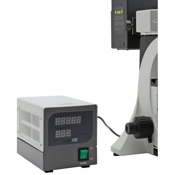 Optika Microscope B-510FL, trino, FL-HBO, filtre B&G, W-PLAN, IOS, 40x-400x