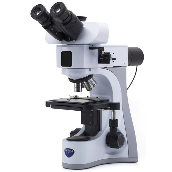 Microscope Optika B-510MET, metallurgic, incident, trino, IOS W-PLAN MET, 50x-500x, EU