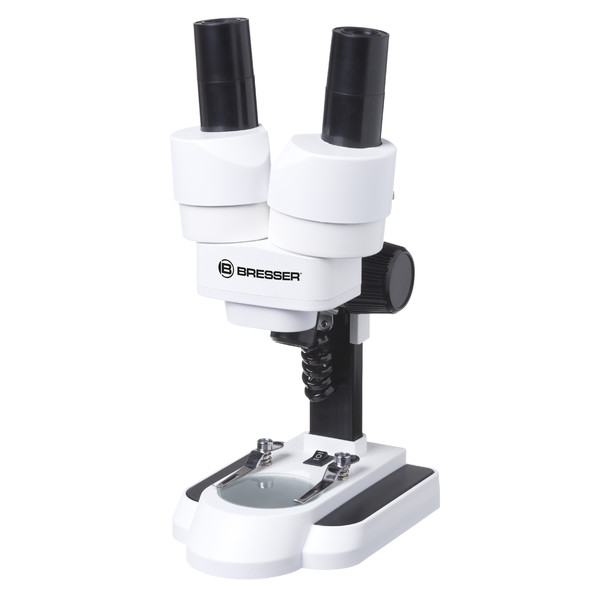 Bresser Junior Microscope à lumière réfléchie et transmise 50x