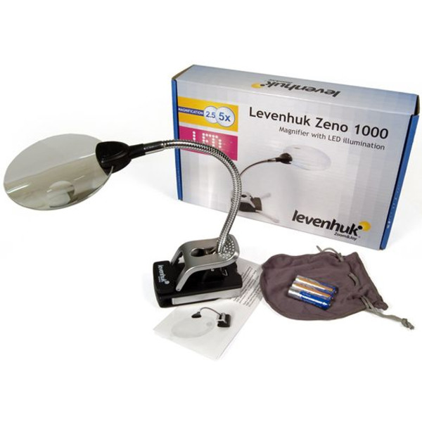 Loupe Levenhuk Zeno 1000 2.5/5x, 88/21mm LED