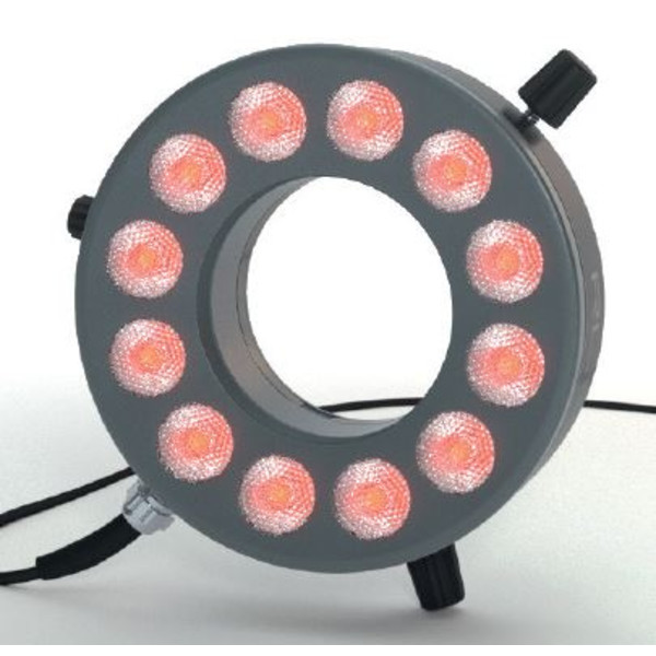 StarLight Opto-Electronics RL12-18f R, éclairage diffus, rouge (625 nm), Ø 66 mm