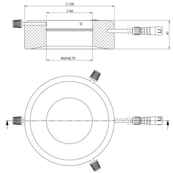 StarLight Opto-Electronics RL12-18s R, rot (625 nm), Ø 66mm