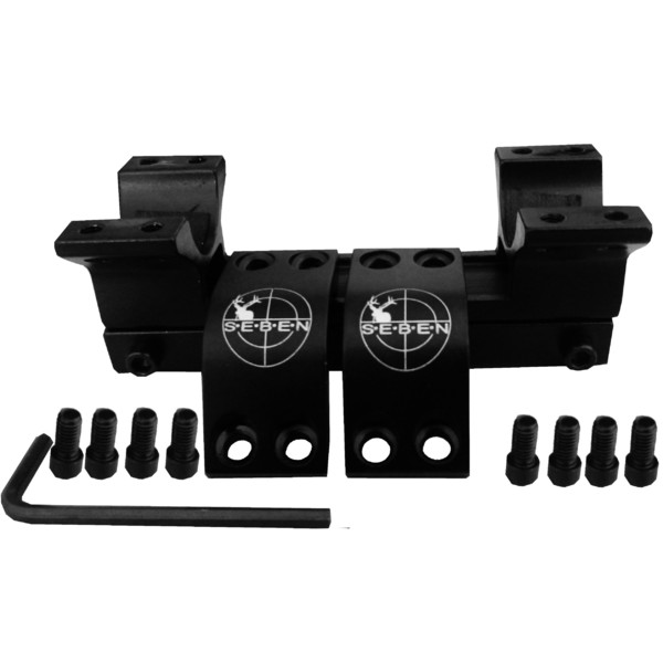Seben Lunettes de visée Montage 25,4 mm (1") Queue d'aronde 11 mm monobloc RSM11