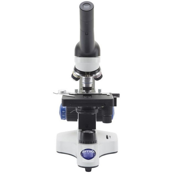 Microscope Optika Mikroskop B-20CR, monokular, LED, mit aufladbaren Akkus