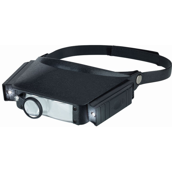 Schweizer Loupe à bandeau 2x, 3x, 4x, 5x, avec éclairage