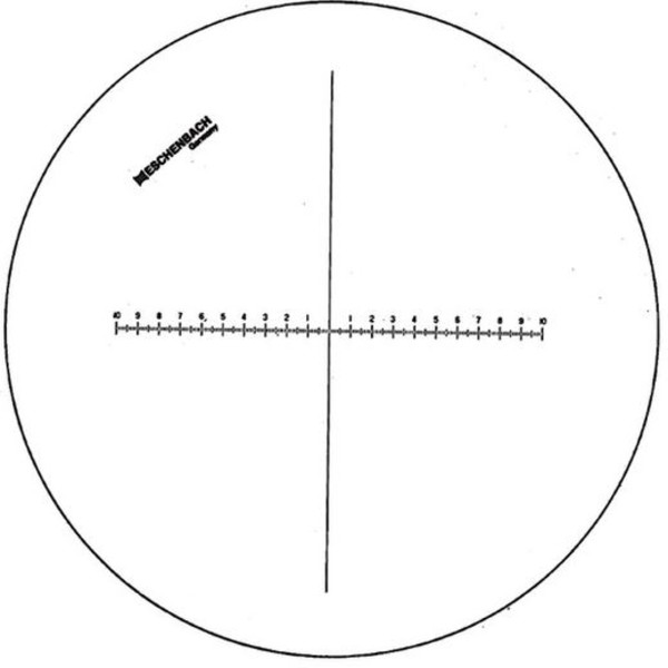 Eschenbach Echelle de mesure de précision pour loupe à échelle 11547 et 115410