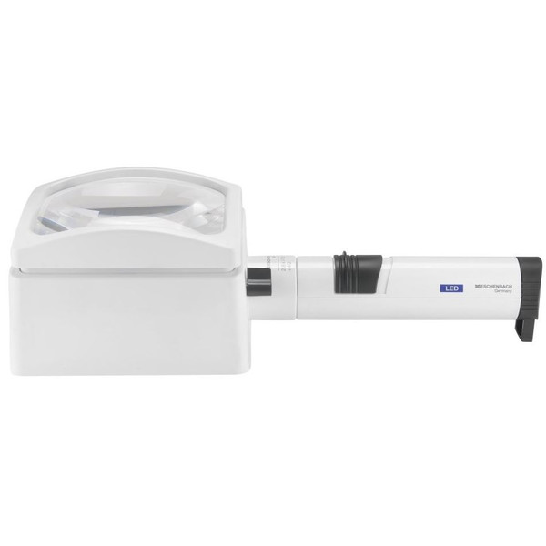 Eschenbach Loupe lumineuse LED, système varioPLUS, 100x50mm, 3,9X