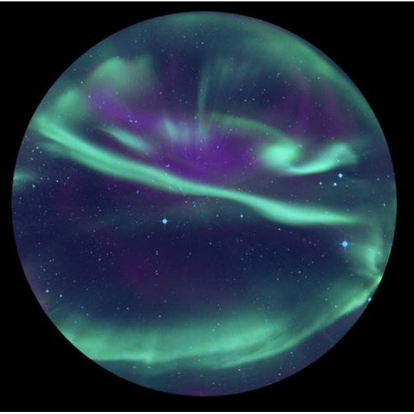 astrial Diapositive pour le Sega Homestar Planetarium Aurora Borealis Scenic