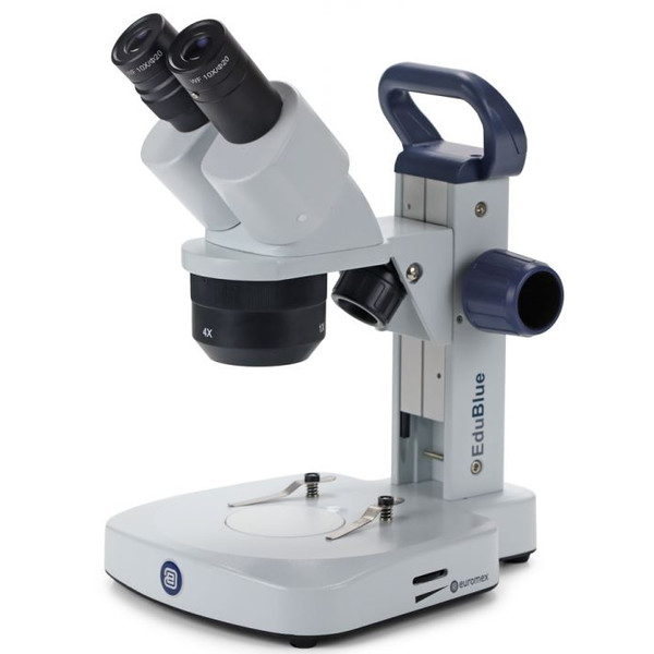 Microscope stéréoscopique Euromex Stereomikroskop ED.1802-S, EduBlue 1x/2x/4x
