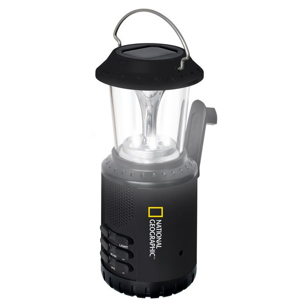 National Geographic Lanterne de camping solaire avec radio