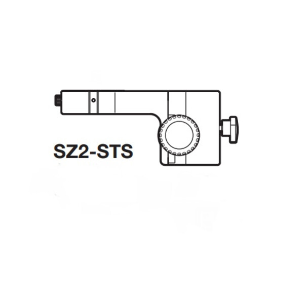 Fixation tête Evident Olympus SZ2-STS, aptitudes ESD, mise au point 50 mm, pour statifs SZX