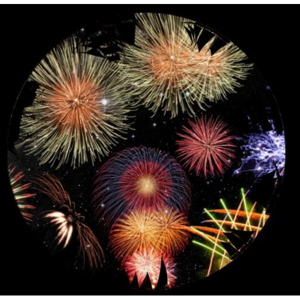 astrial Diapositive pour le Sega Homestar Planetarium Feuerwerk Scenic
