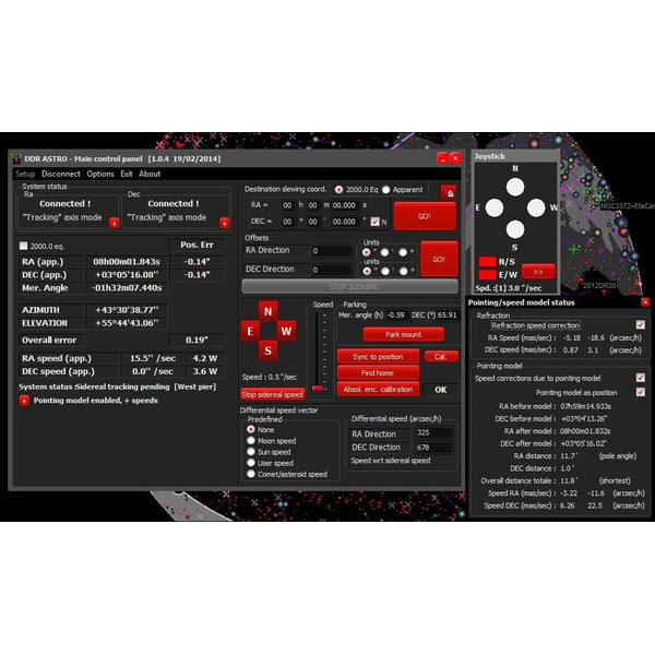 Monture Alcor-System Direct Drive Nova 200