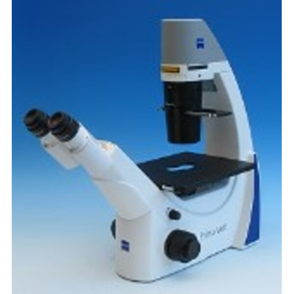 Microscope inversé ZEISS Primovert bino Ph1, Ph2, 40x, 100x, 200x, 400x, Cond 0.4