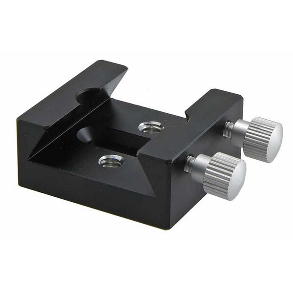 TS Optics Support pour chercheur avec raccord pour trépied photo 1/4" et trou oblong