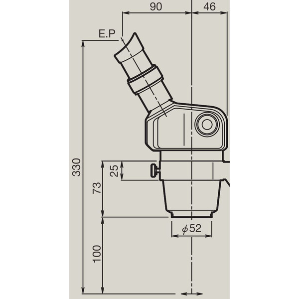 Nikon Corps de zoom stéréo SMZ-460, bino, 0,7x-3x, 60°