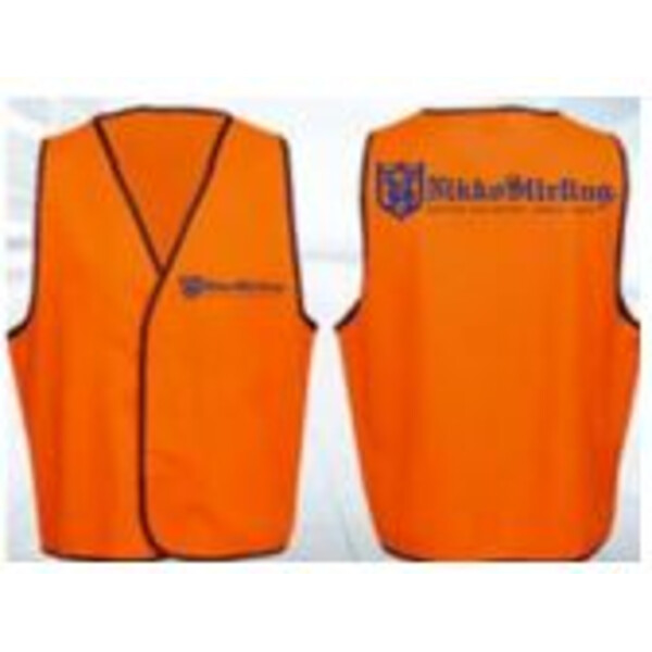 Nikko Stirling Gilet de chasse orange (All Sizes)