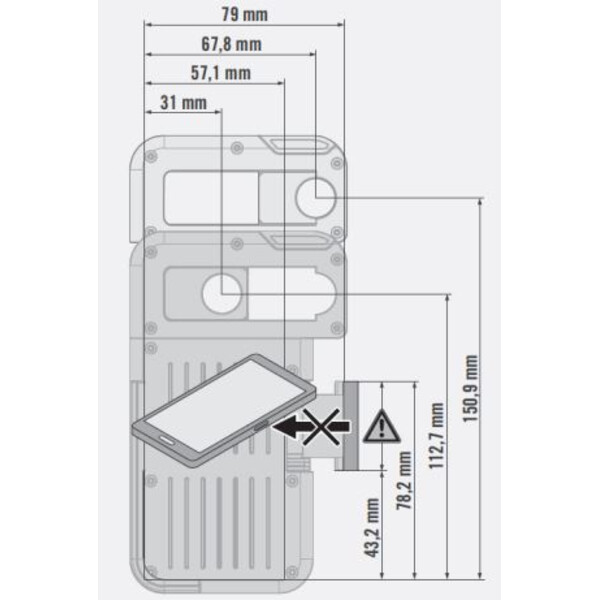 Adaptateur smartphone Swarovski VPA Variabler Phone Adapter