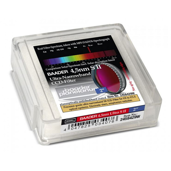 Filtre Baader Ultra-Narrowband 4.5nm S II CCD-Filter 2"