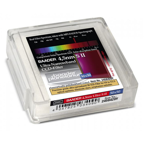 Baader Filtre CCD Ultra-Narrowband 4.5nm S II 50x50mm