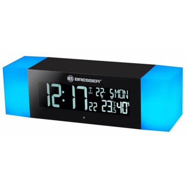 Horloge Bresser Radio-réveil FM lumineux avec fonction Bluetooth