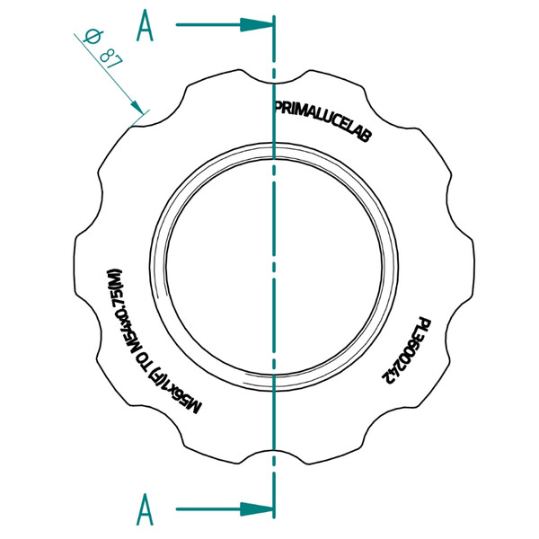 PrimaLuceLab ESATTO 2" Adaptateur appareil-photo M54