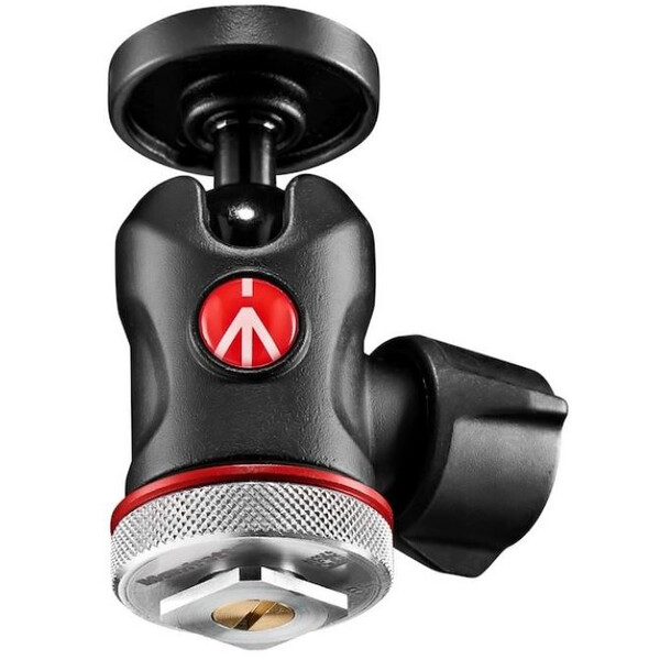 Rotule pour trépieds Manfrotto Micro avec sabot de flash MH492LCD-BH