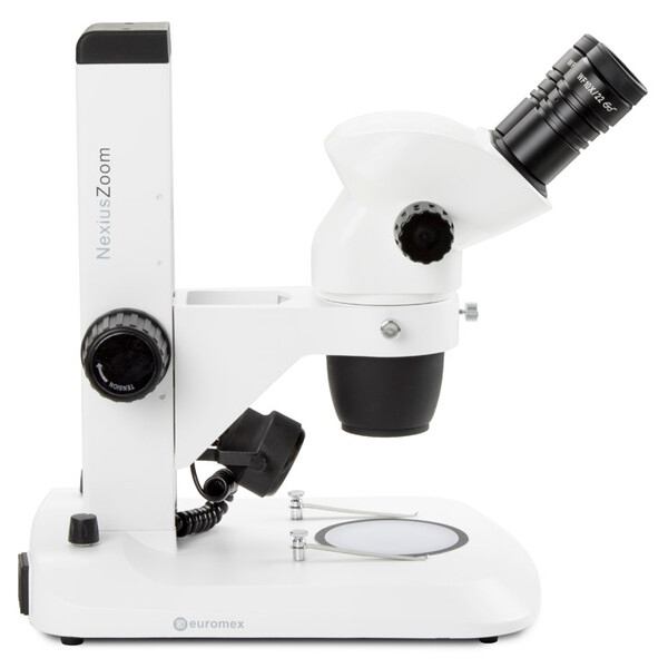 Microscope stéréo zoom Euromex NZ.1902-S, 6.7-45x, Crémaillère, Lumière incidente et transmise, bino