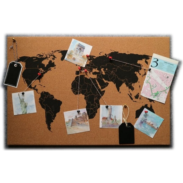 Idena Mappemonde sur tableau d'affichage