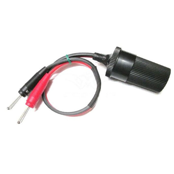 TS Optics Câble adaptateur 12 V de la fiche banane à l'allume-cigare