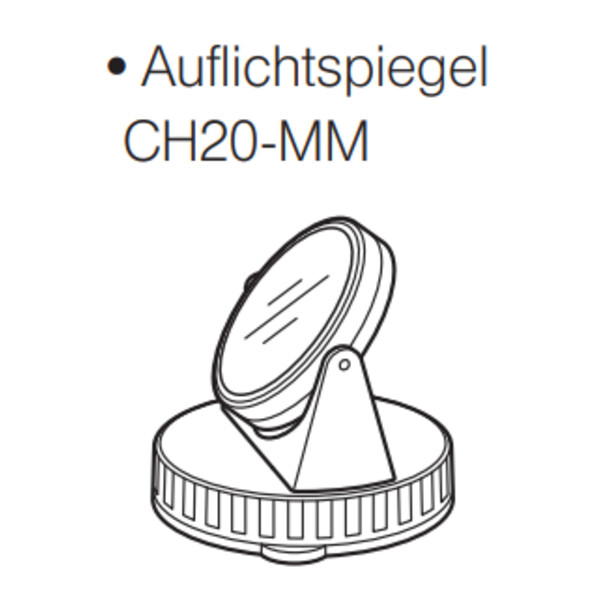 Evident Olympus CH20-MM Miroir plan-concave pour CH20