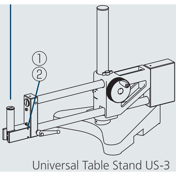Nikon US-3,  support universel à double bras, pour monture de mise au point C-FMAN ou SM