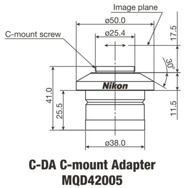 Adaptateur appareil-photo Nikon C-DA C-Mount Adapter